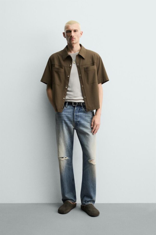 TECHNICAL RELAXED FIT SHIRT